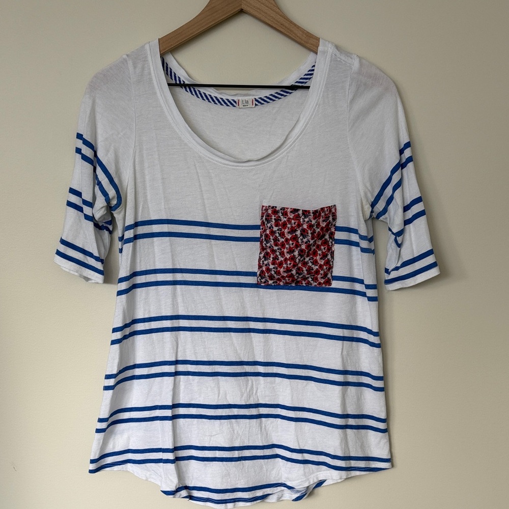 Boatneck Striped Shirt